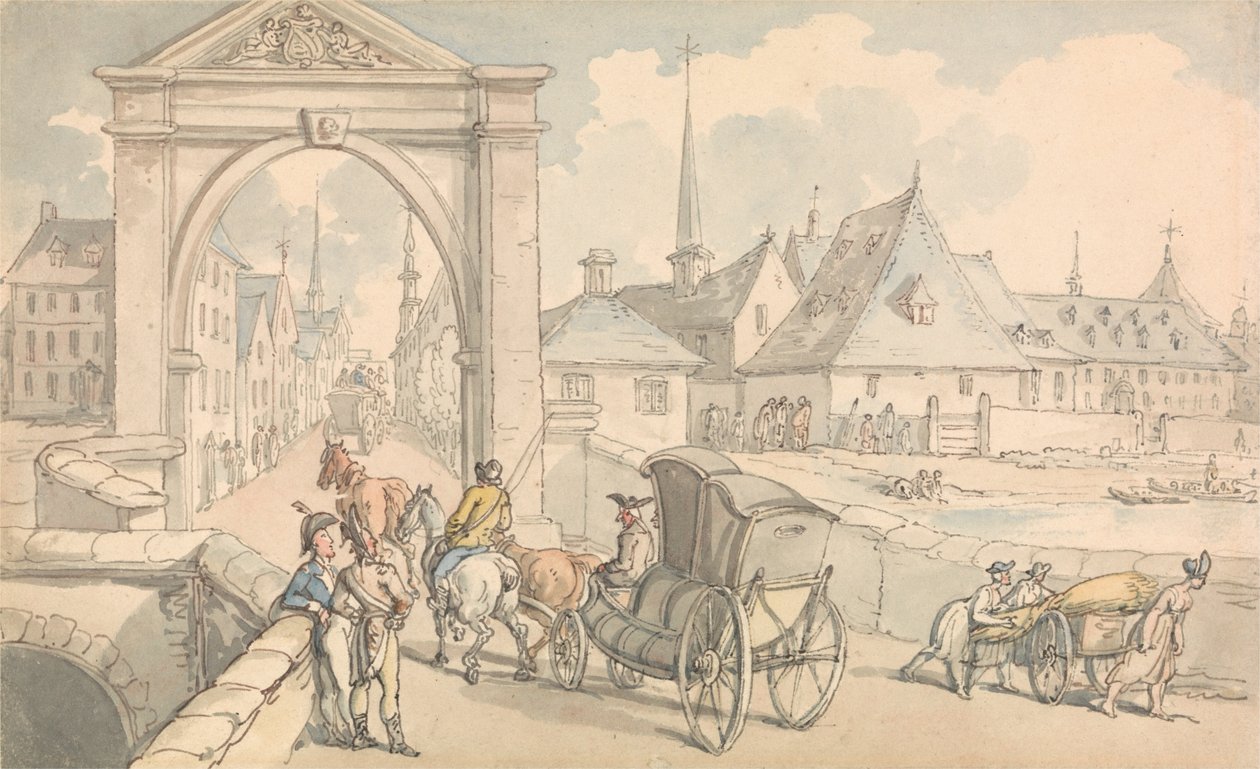 Limbourg, Belgia tekijältä Thomas Rowlandson