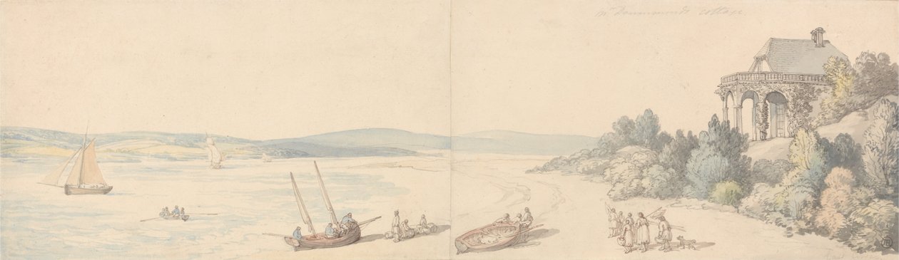 Drummonds Cottage, East Cowes, Isle of Wight tekijältä Thomas Rowlandson