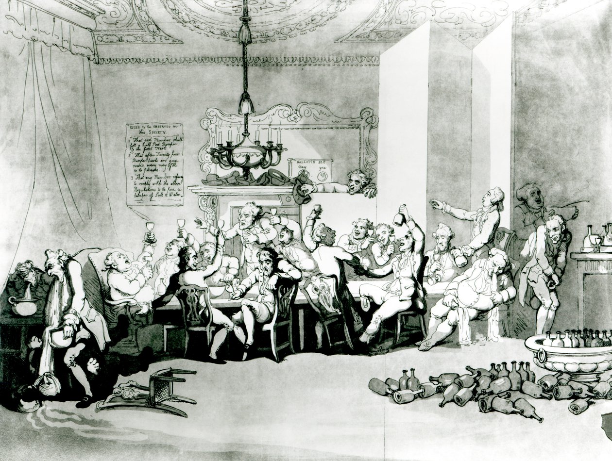 The Brillants, 1801 tekijältä Thomas Rowlandson