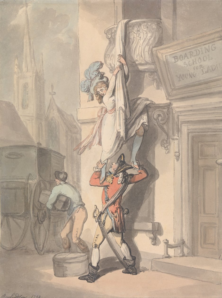 Kaatuminen tekijältä Thomas Rowlandson
