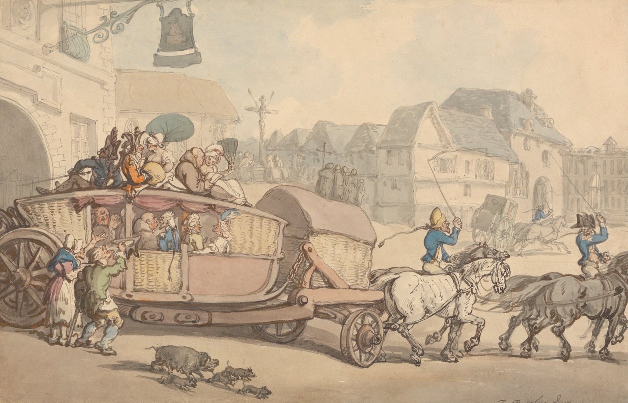 Pariisin huolellisuus tekijältä Thomas Rowlandson