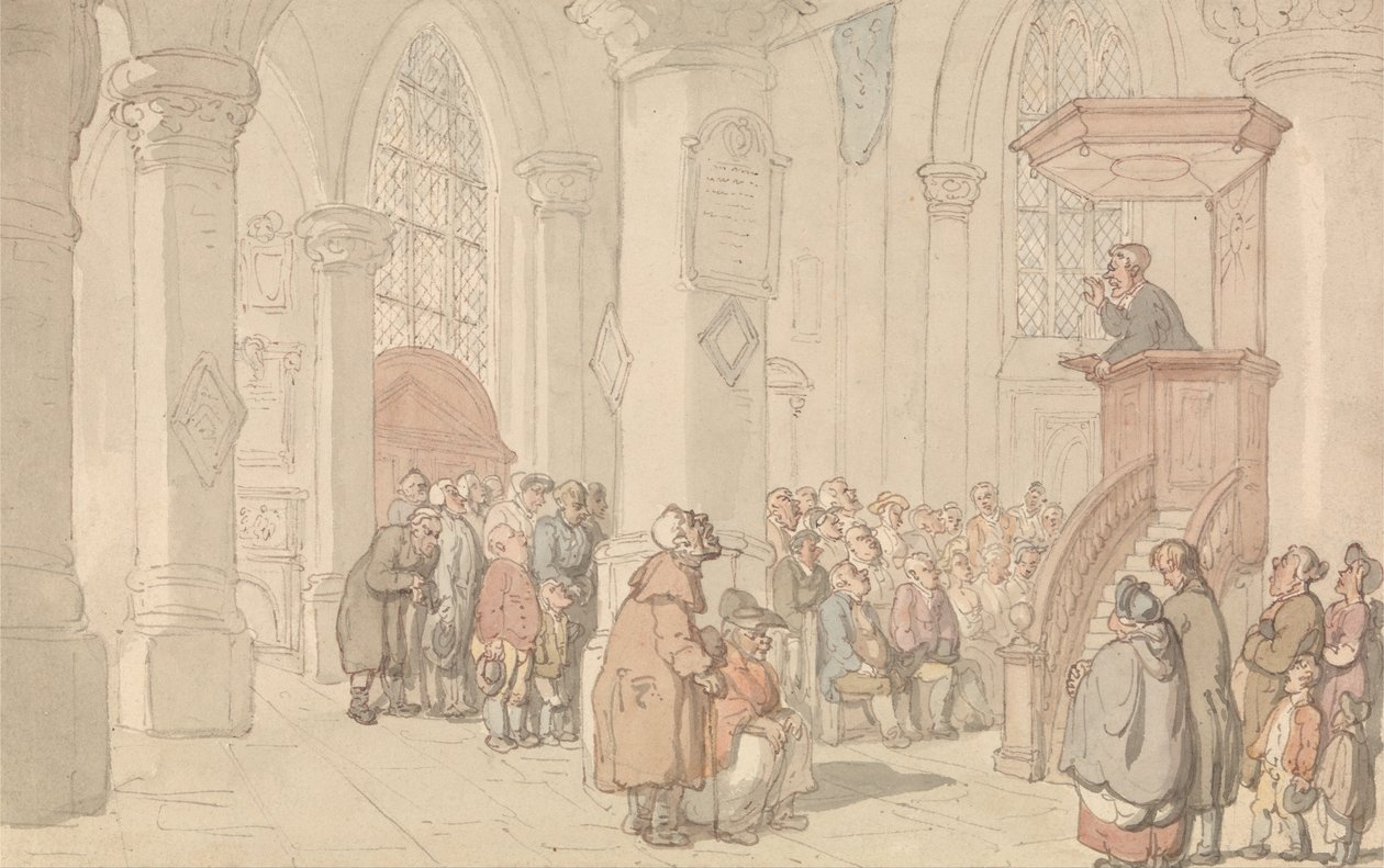 Saarnaaja tekijältä Thomas Rowlandson