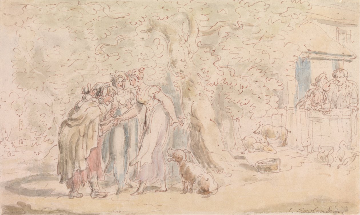 Wakefieldin vikaari- ennustaminen tekijältä Thomas Rowlandson