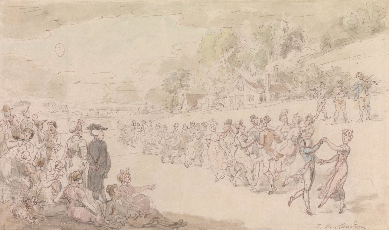 Wakefieldin kirkkoherra - Tanssi tekijältä Thomas Rowlandson