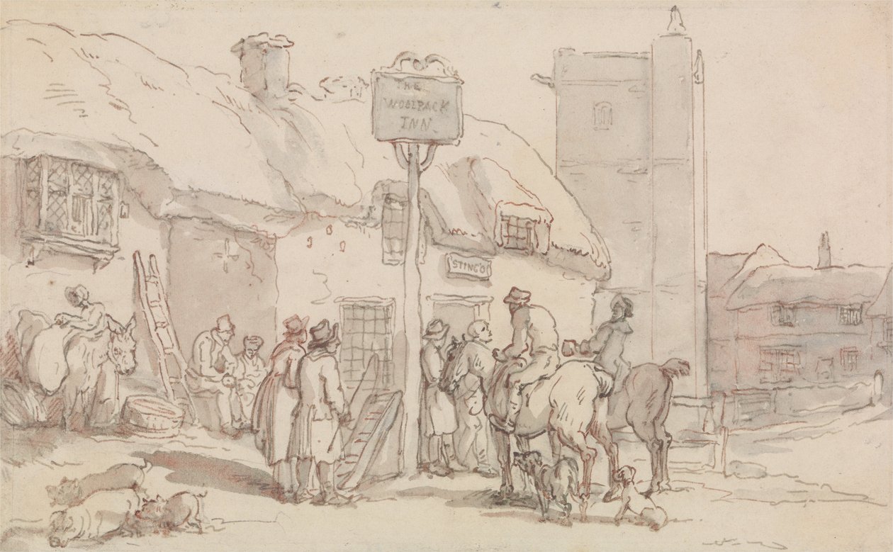 The Woolpack Inn tekijältä Thomas Rowlandson