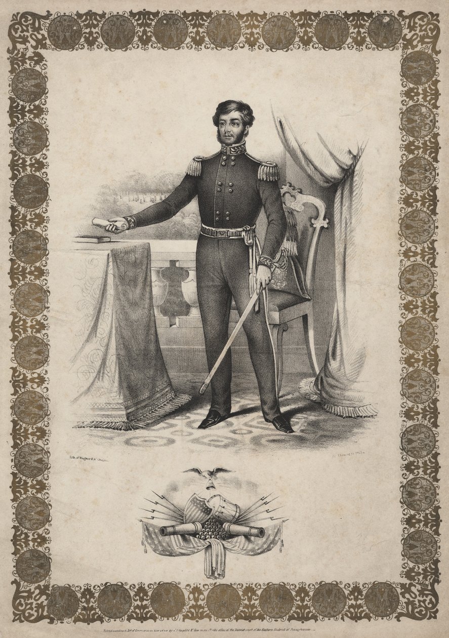 Kenraali George Cadwalader, 1846 tekijältä Thomas S. Wagner