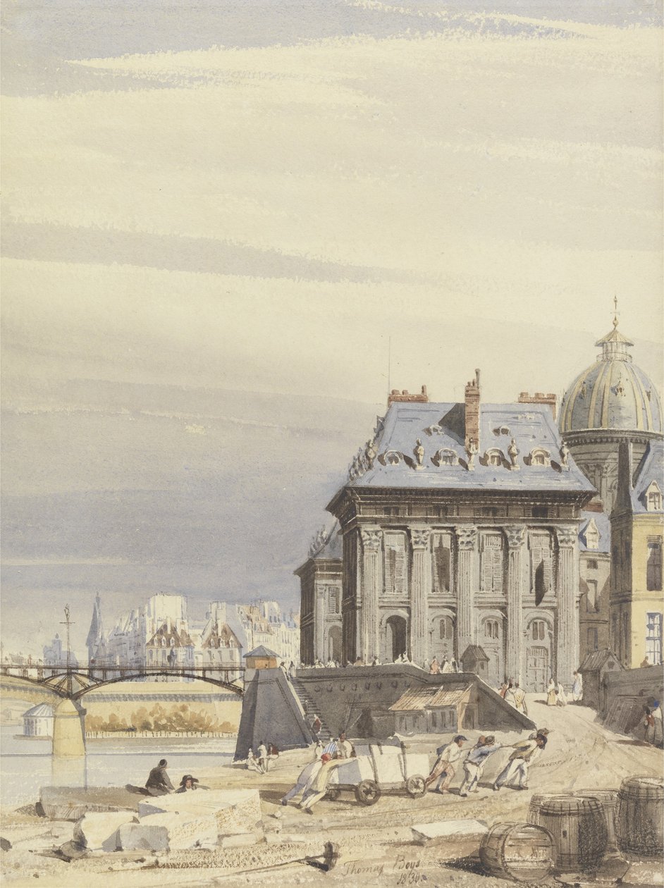 Ranskan instituutti, Pariisi, 1830 tekijältä Thomas Shotter Boys