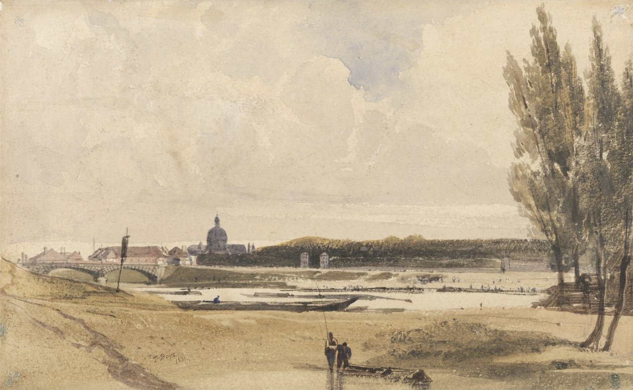 Seinen varrella, 1831 tekijältä Thomas Shotter Boys