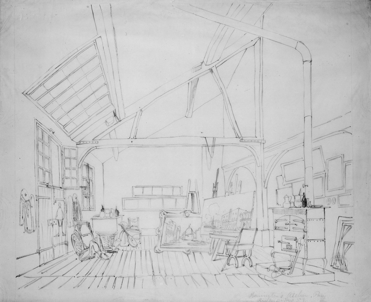 Richard Parkes Boningtonin studio Pariisissa tekijältä Thomas Shotter Boys