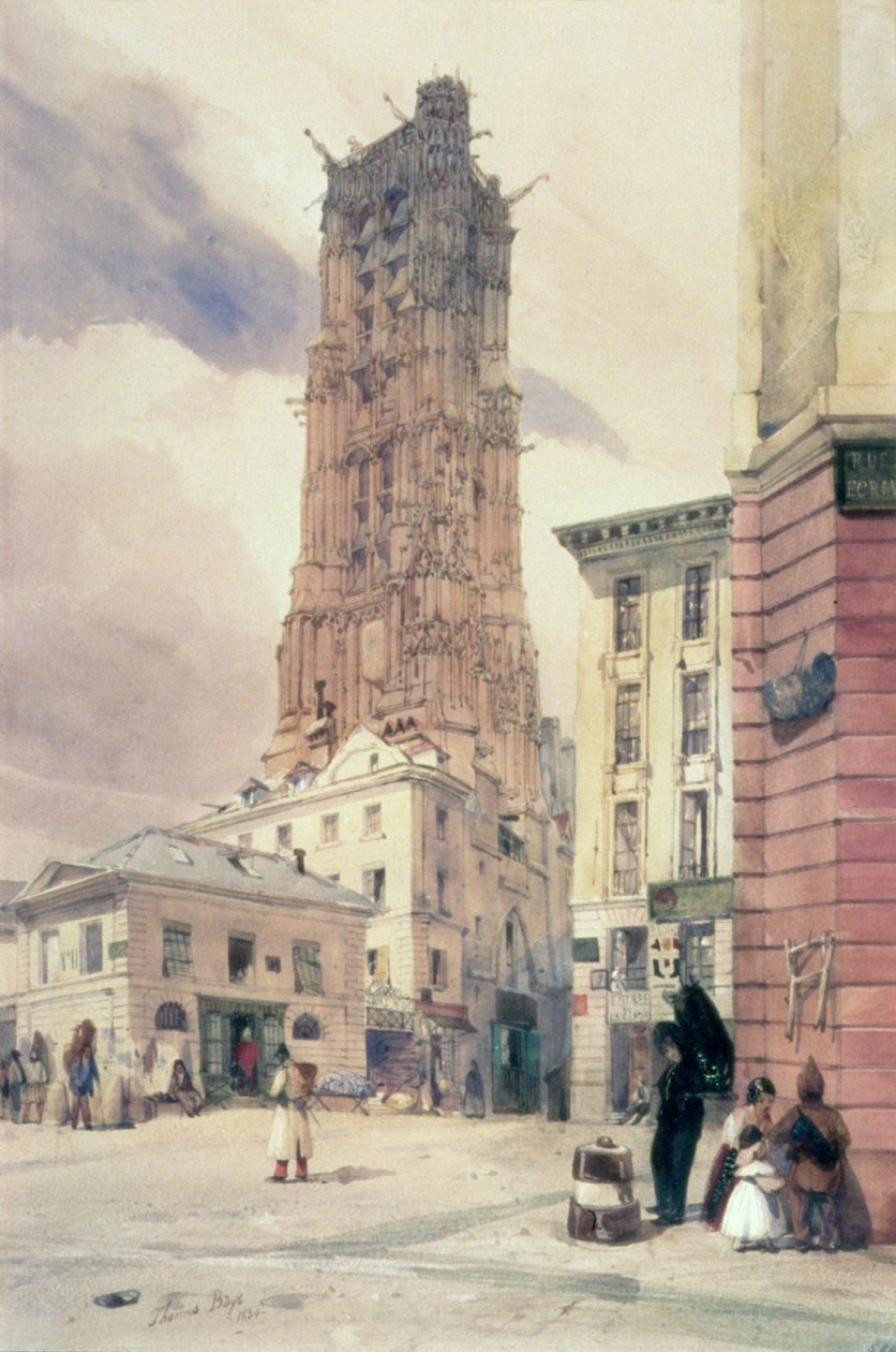 Pyhän Jacquesin torni, Pariisi tekijältä Thomas Shotter Boys