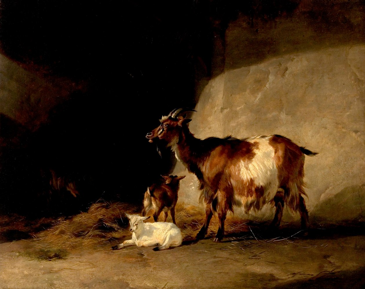 Mountain Sheep (Morning Mist Clearing Off), 1846 tekijältä Thomas Sidney Cooper