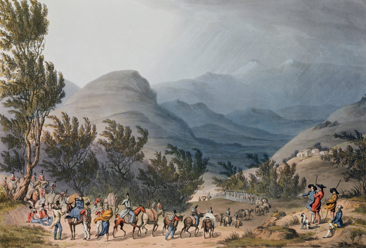 Serra de Estrella tai De Neve, kaiverrus C. Turner, 16. toukokuuta 1811 tekijältä Thomas Staunton St. Clair