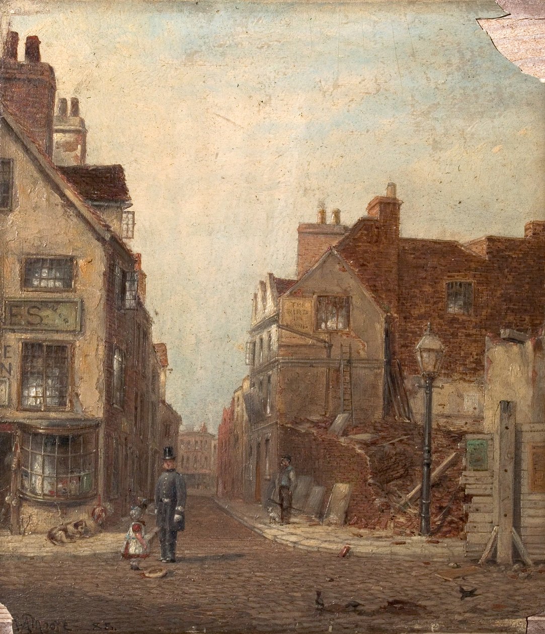 Sheep Lane, Nottingham, n. 1885 tekijältä Thomas Sturge Moore