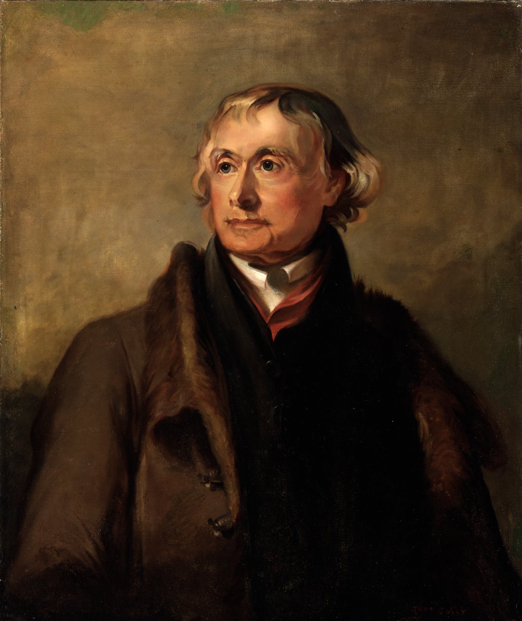 Thomas Jeffersonin muotokuva, n. 1860 tekijältä Thomas Sully