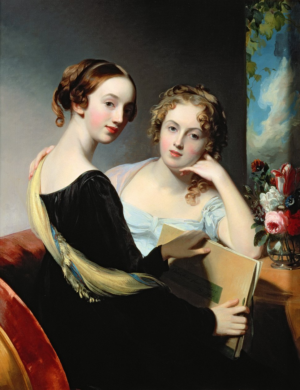 McEuenin sisarusten muotokuva vuoden 1823 jälkeen tekijältä Thomas Sully