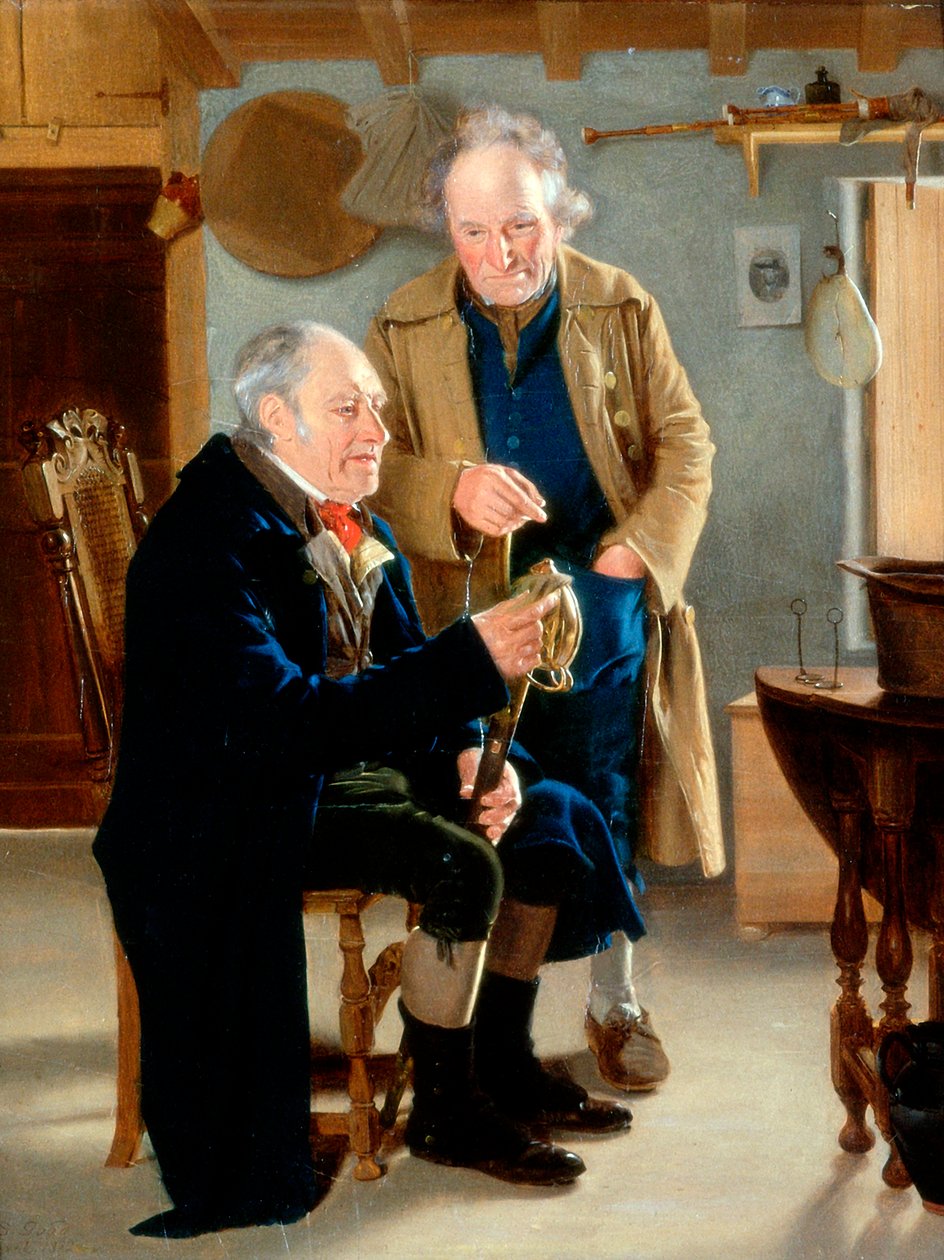 Miekan tutkiminen, 1822 tekijältä Thomas Sword Good