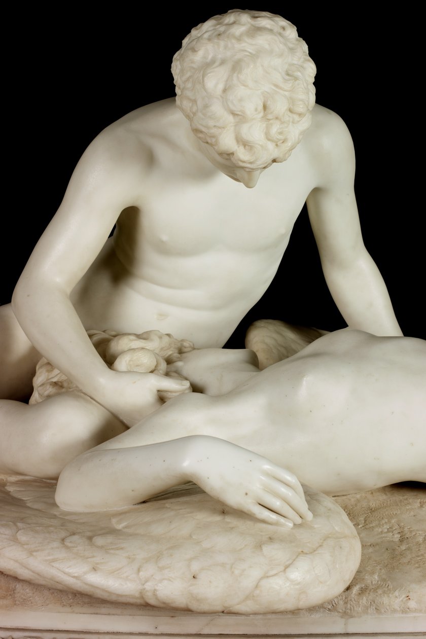 Fallen Angel, 1889 (kivi ja marmori) tekijältä Thomas Waldo Story