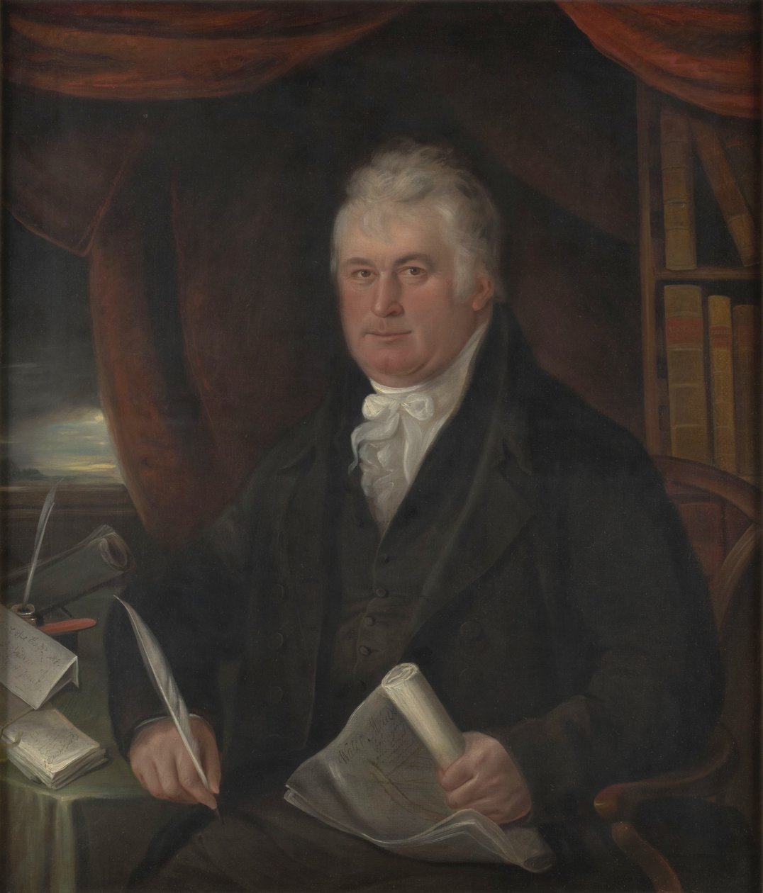 Muotokuva Thomas Coke, 1. Leicesterin jaarli (seitsemäs luomus), brittiläinen poliitikko ja agronomi (1754-1842). tekijältä Thomas Weaver