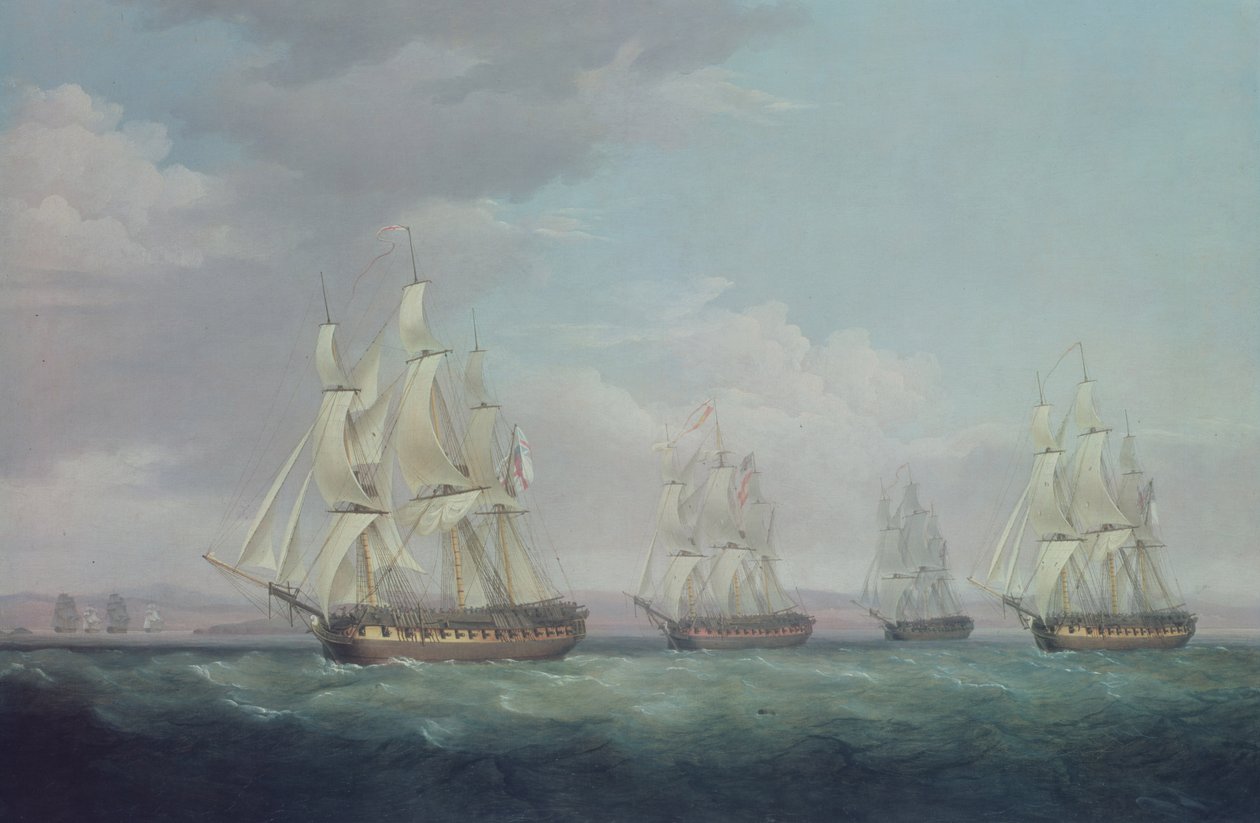 Santa Brigidan vangitseminen, 1799 tekijältä Thomas Whitcombe