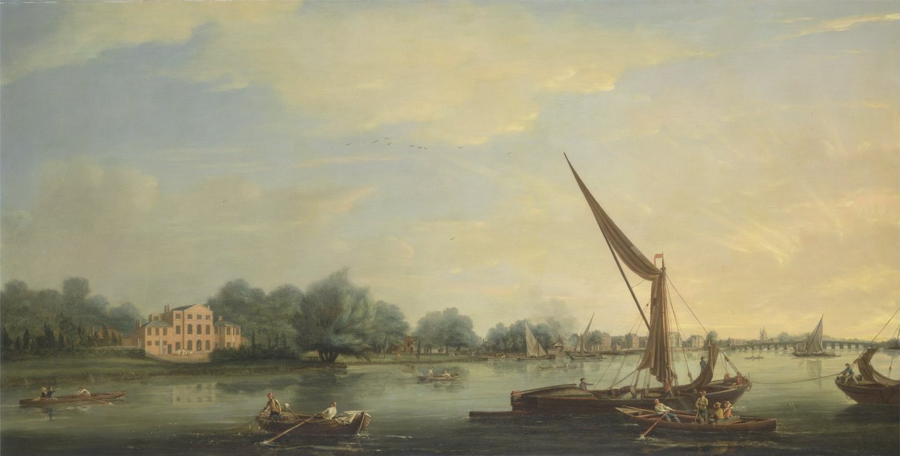 Thames Chelseassa, 1784 tekijältä Thomas Whitcombe