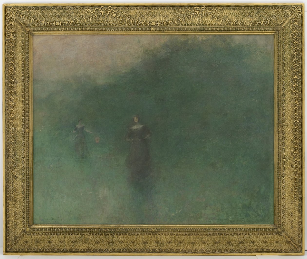 Ennen auringonnousua, 1894-95 tekijältä Thomas Wilmer Dewing