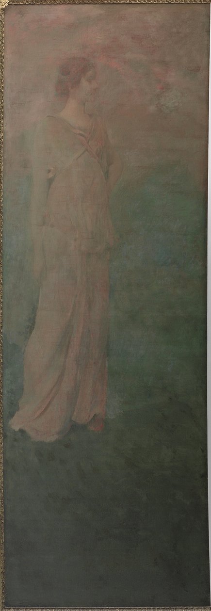 Klassinen hahmo, 1898 tekijältä Thomas Wilmer Dewing