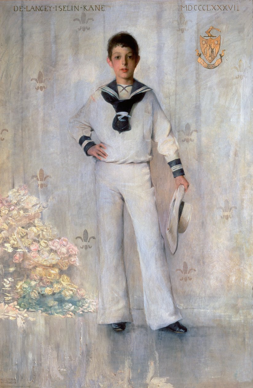 Muotokuva Delancey Iselin Kanesta, 1887 tekijältä Thomas Wilmer Dewing