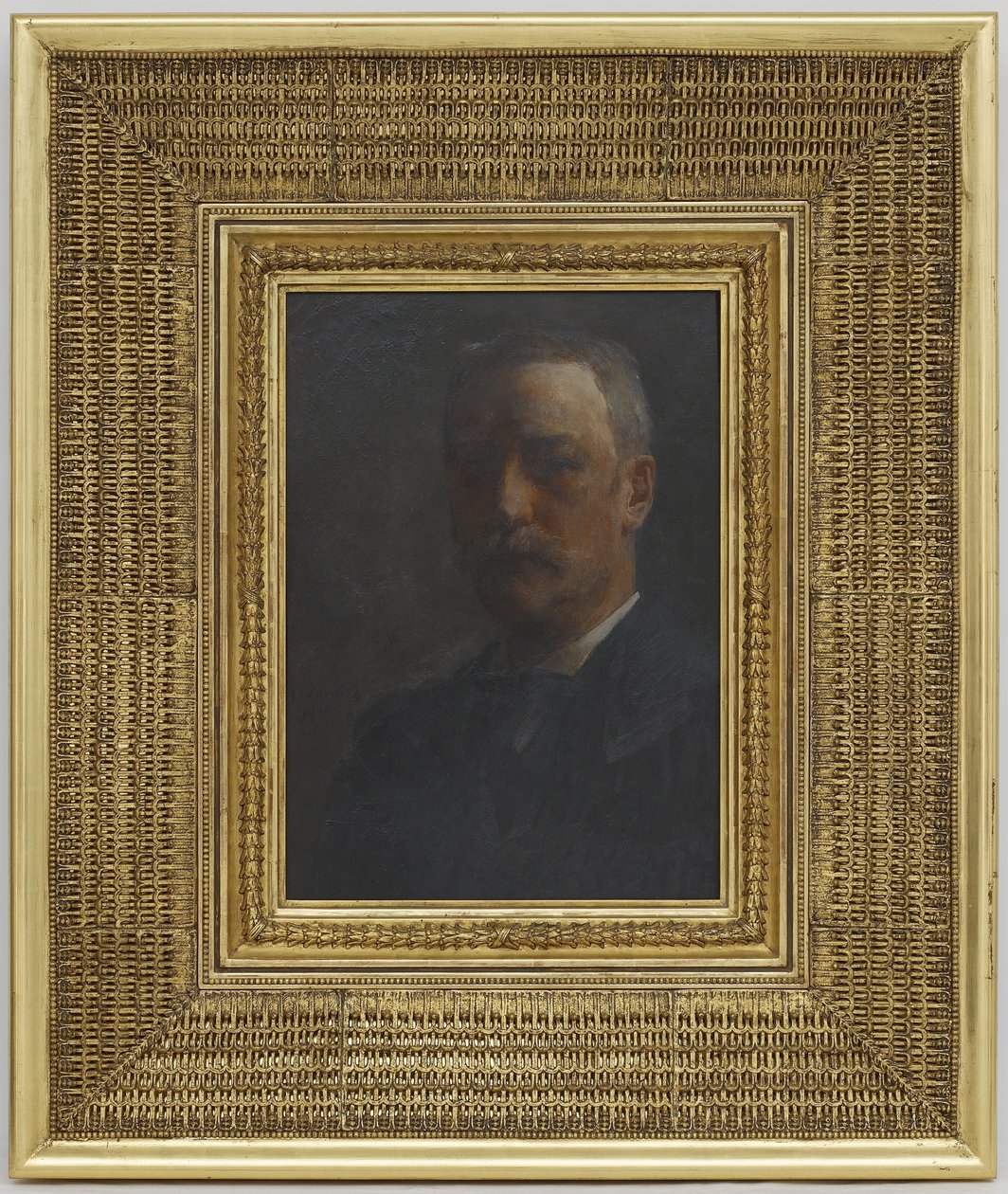 Omakuva, 1906 (öljy puupaneelille) tekijältä Thomas Wilmer Dewing