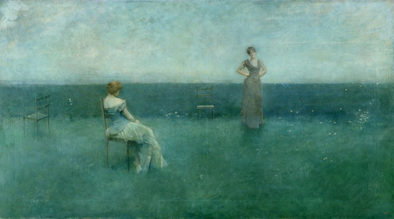 Lausunto, 1891 tekijältä Thomas Wilmer Dewing
