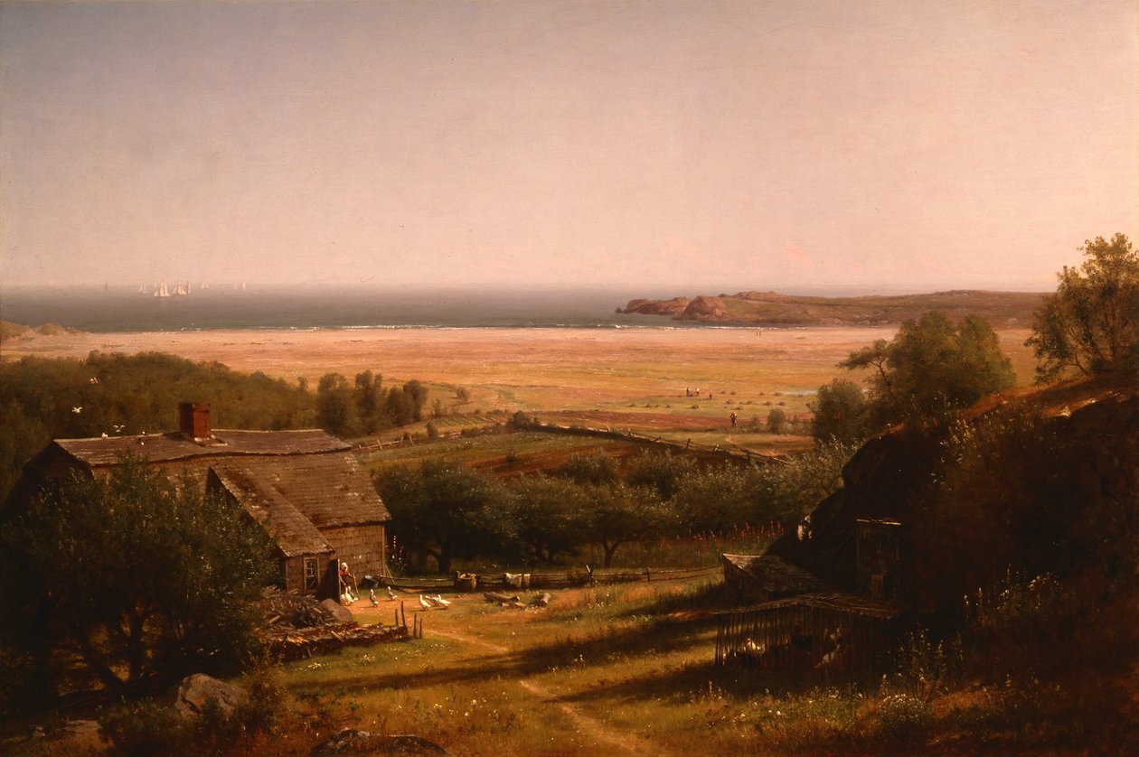 Koti meren rannalla, 1872 tekijältä Thomas Worthington Whittredge