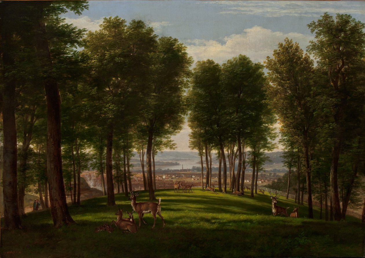 Näkymä Cincinnatista, Ohiosta tekijältä Thomas Worthington Whittredge