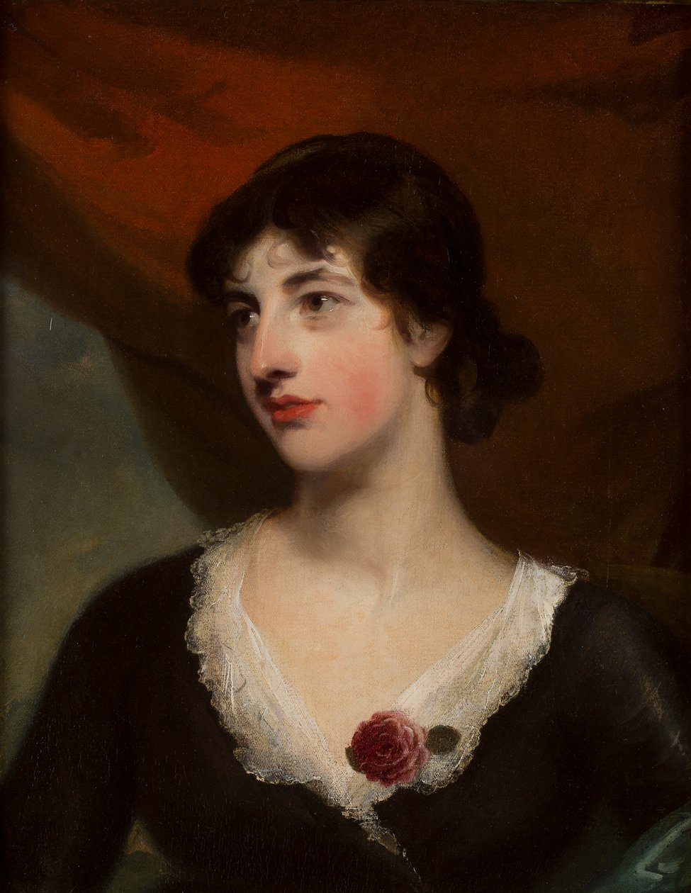 Laulaja Mary Ann Paton (1802-1864), joka tunnettiin myöhemmin nimellä Mrs Wood (öljy kankaalle) tekijältä Thomas and studio Lawrence