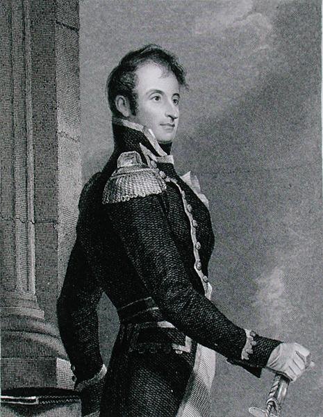 Stephen Decatur (1779-1820), kaiverrus Asher Brown Durand (1796-1886) James Herringin (1794-1867) alkuperäiskappaleen kopion jälkeen (kaiverrus) tekijältä Thomas (after) Sully