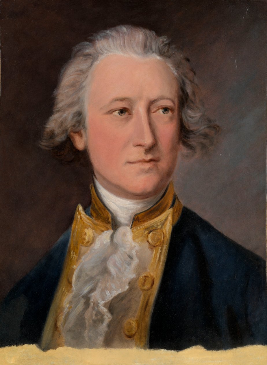 Kapteeni Charles Phipps, noin 1785 (öljy kankaalle). tekijältä Thomas (attr. to) Gainsborough