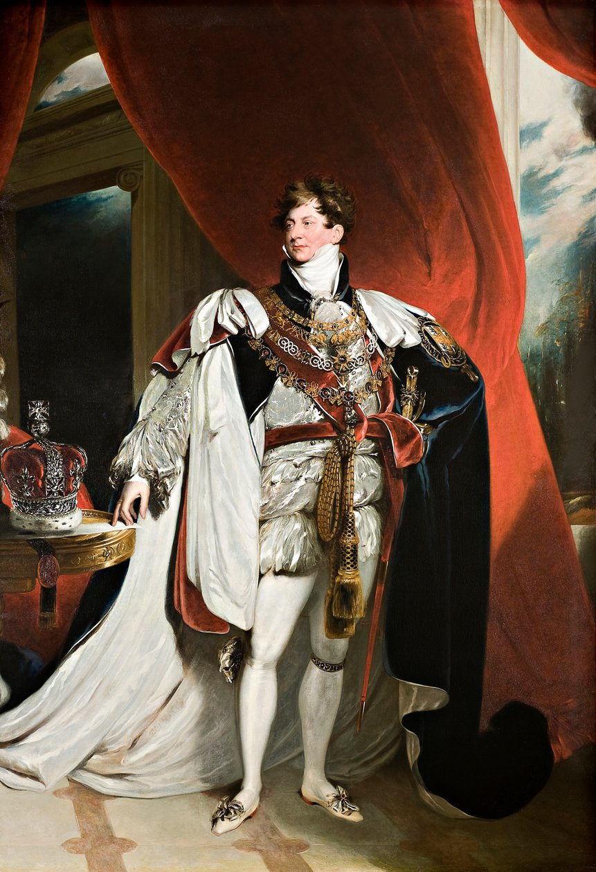 Kuningas Yrjö IV:n muotokuva tekijältä Thomas (studio of) Lawrence