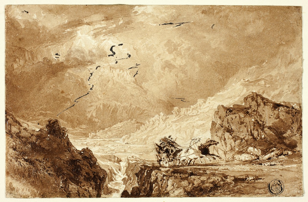 Diligence Alpeilla tekijältä Thomas Allom
