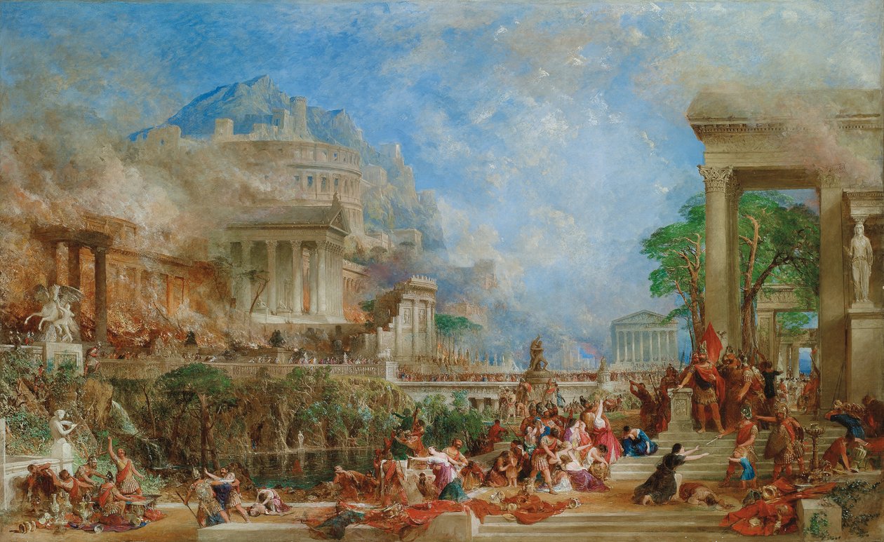 Korintin ryöstö, 1870 tekijältä Thomas Allom