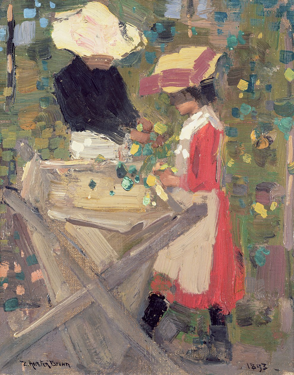Humalapoiminta, 1893 tekijältä Thomas Austen Brown