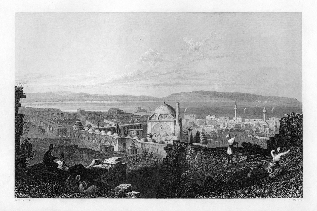 St Jean DAcre, Israel, 1841. tekijältä Thomas Barber