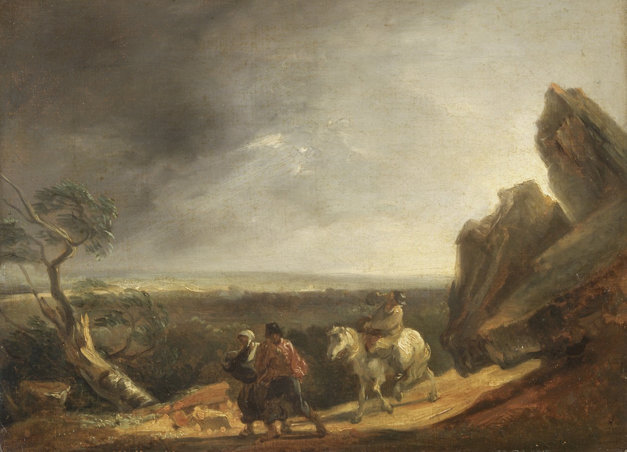 Myrsky (öljy kankaalle) tekijältä Thomas Barker of Bath