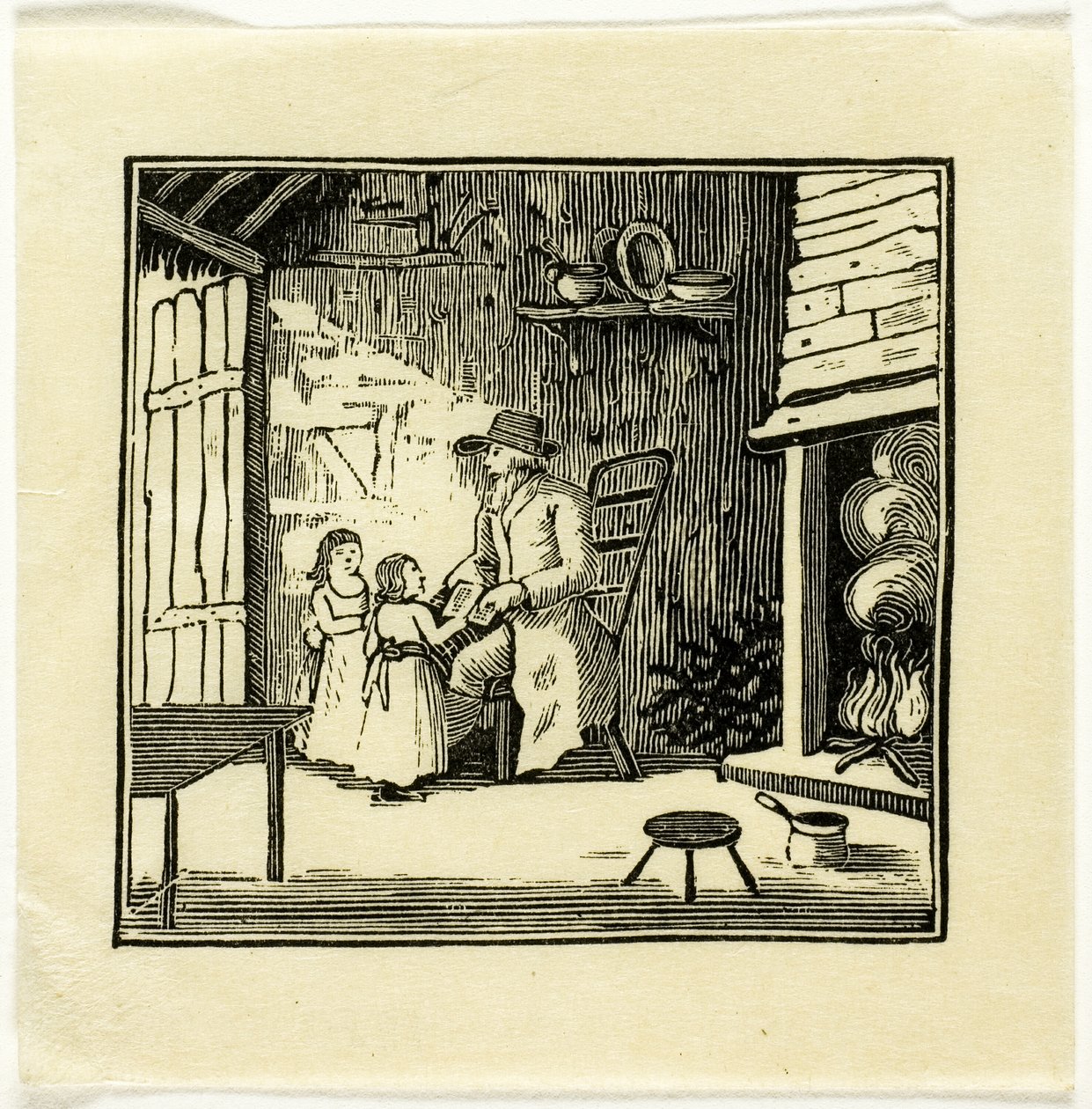 Kirjan kuvitus tekijältä Thomas Bewick
