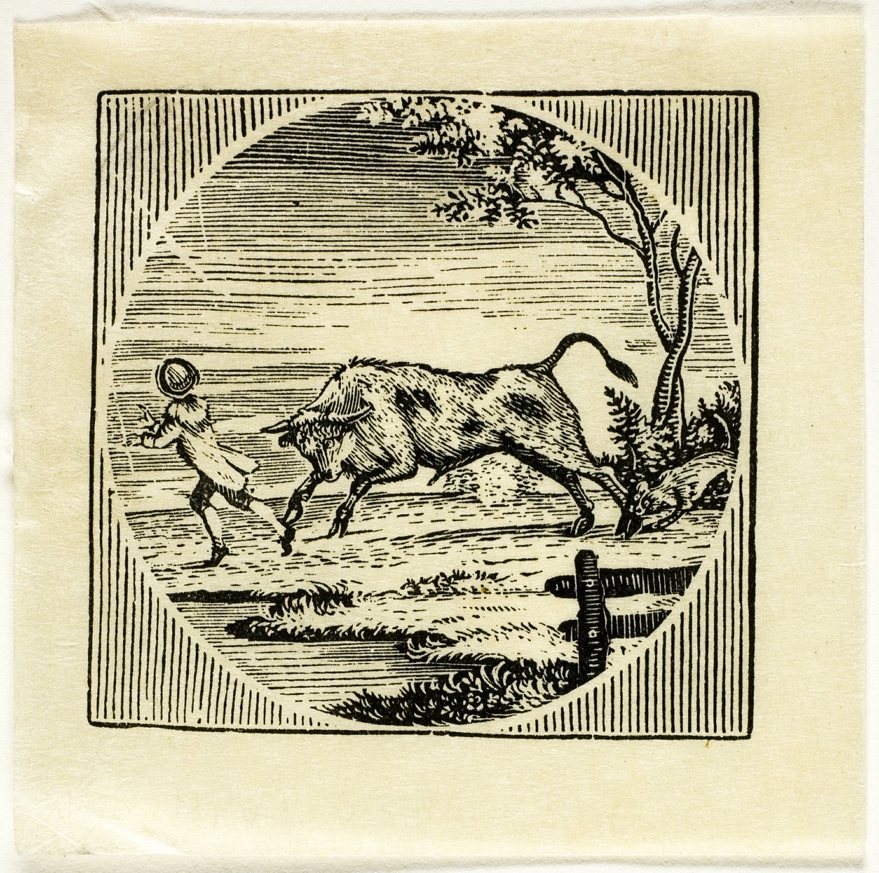 Kirjan kuvitus tekijältä Thomas Bewick
