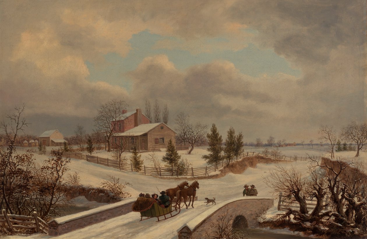 Pennsylvanian talvimaisema tekijältä Thomas Birch