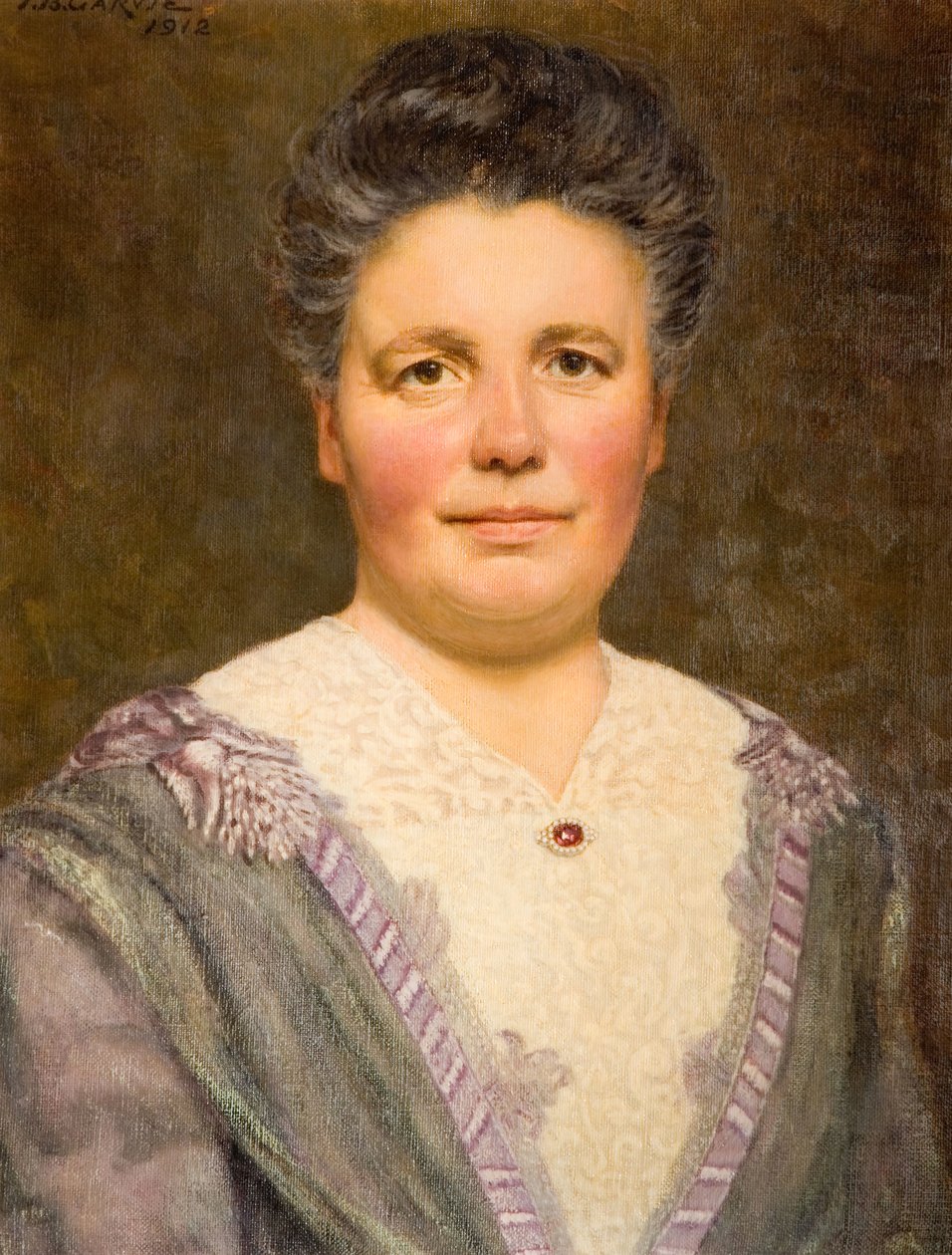 Muotokuva Geraldine Cadbury Nee Southallista, 1912. tekijältä Thomas Bowman Garvie