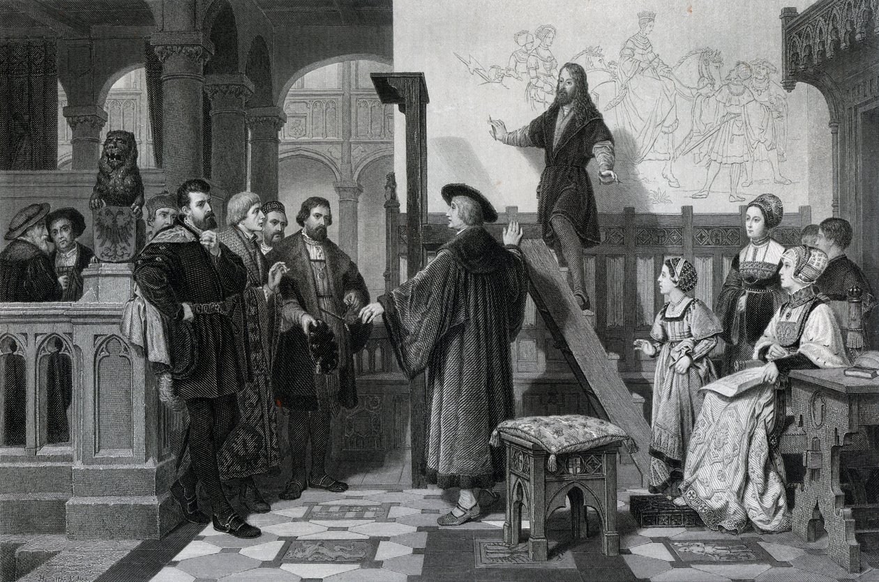 Keisari Maximilian ja Albrecht Durer, 1500-luvun alku, 1800-luku tekijältä Thomas Brown