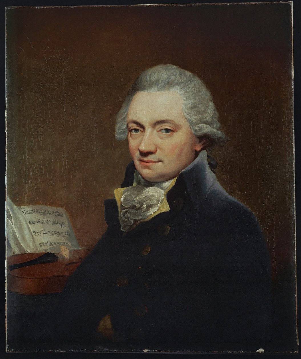 Johann Peter Salomon Joseph Haydnin kustantaja Lontoossa ... (öljy kankaalle) tekijältä Thomas Bush Hardy
