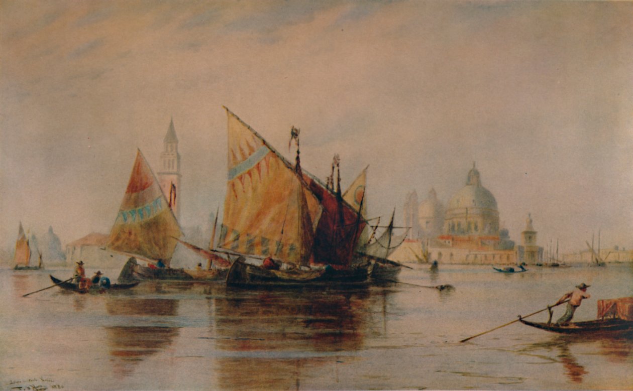 Santa Maria della Salute, Venetsia, 1880, 1935 tekijältä Thomas Bush Hardy