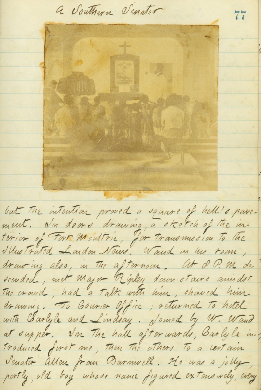 Thomas Butler Gunn Diaries- Osa 15, sivu 87, 20. tammikuuta 1861 tekijältä Thomas Butler Gunn