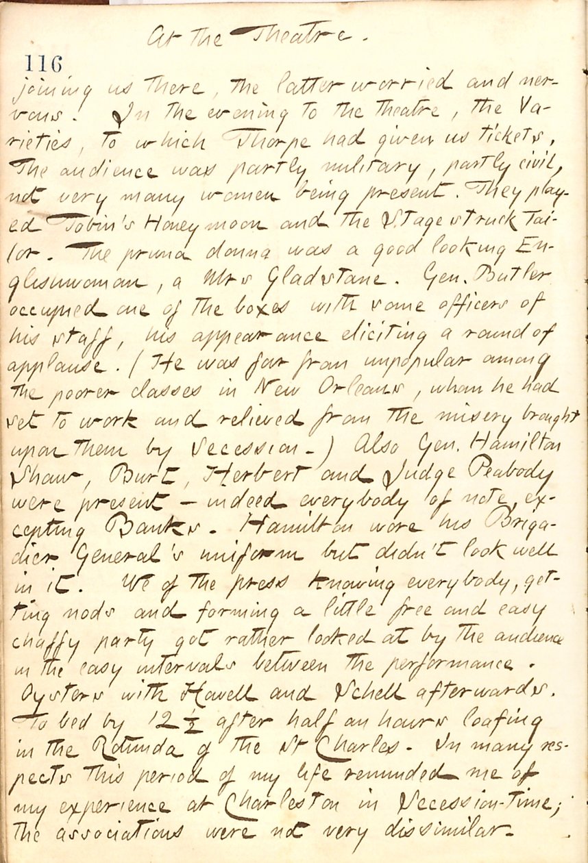 Thomas Butler Gunn Diaries- Osa 21, sivu 127, 22. joulukuuta 1862 tekijältä Thomas Butler Gunn
