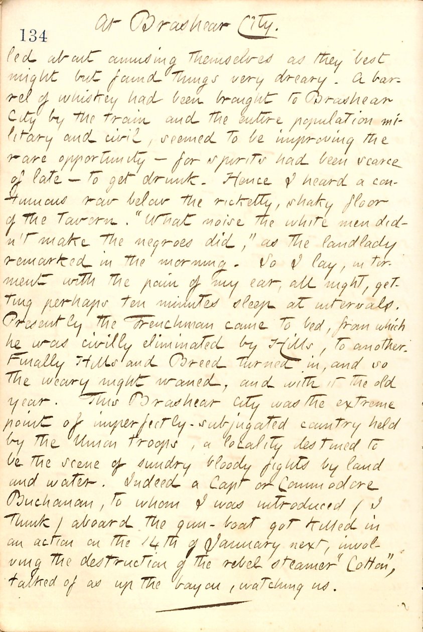 Thomas Butler Gunn Diaries- Osa 21, sivu 148, 31. joulukuuta 1862 tekijältä Thomas Butler Gunn